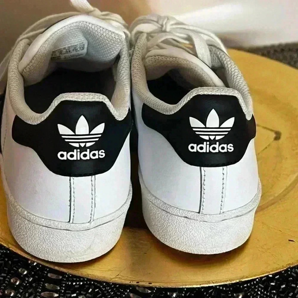 GIRLS ADIDAS SUPERSTAR SNEAKERS SIZE 2.5 M ORTHOLITE - Picture 9 of 13